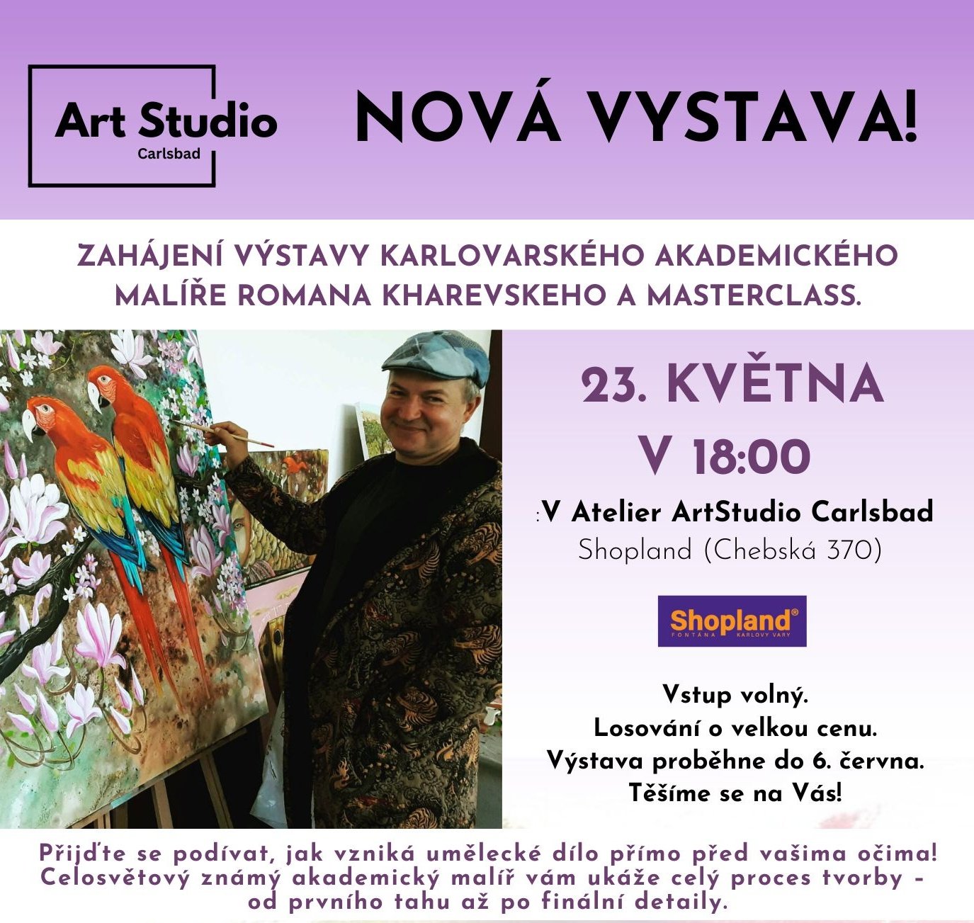 Roman Kharevsky's exhibition and masterclass