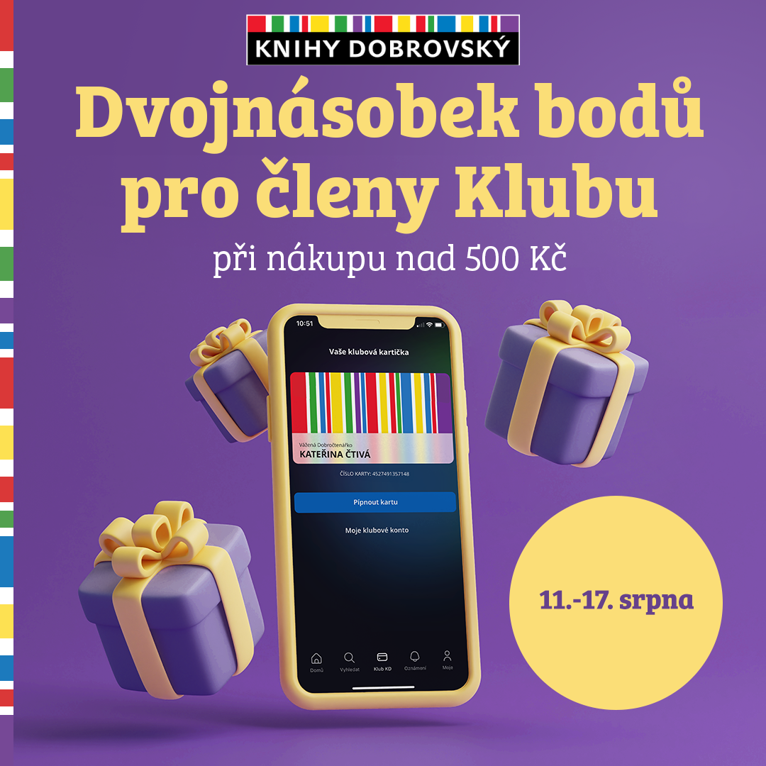 📚 Double Points for KNIHY DOBROVSKÝ Club Members! 🤩✨