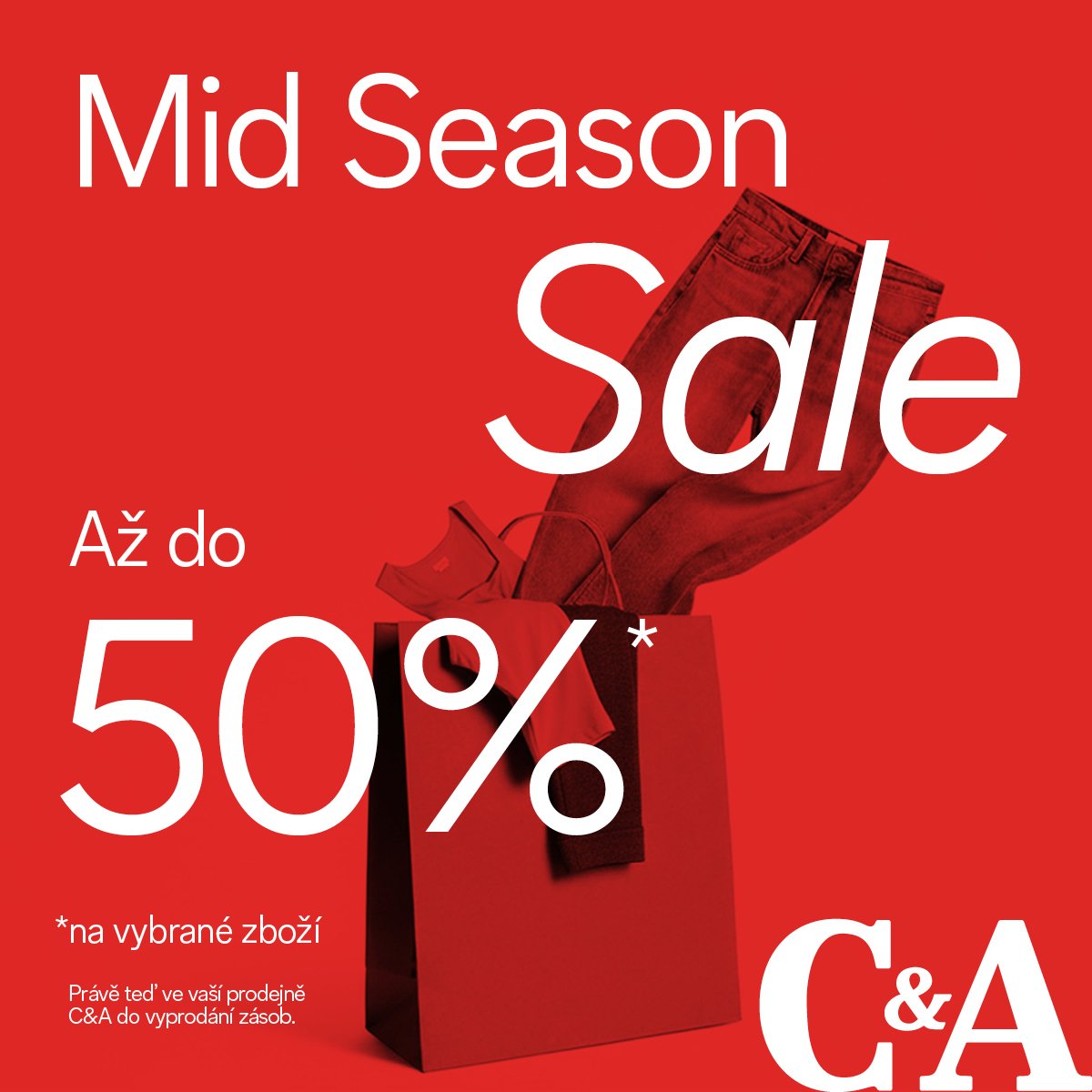 Mid Season Sale je tady! Slevy až 50%