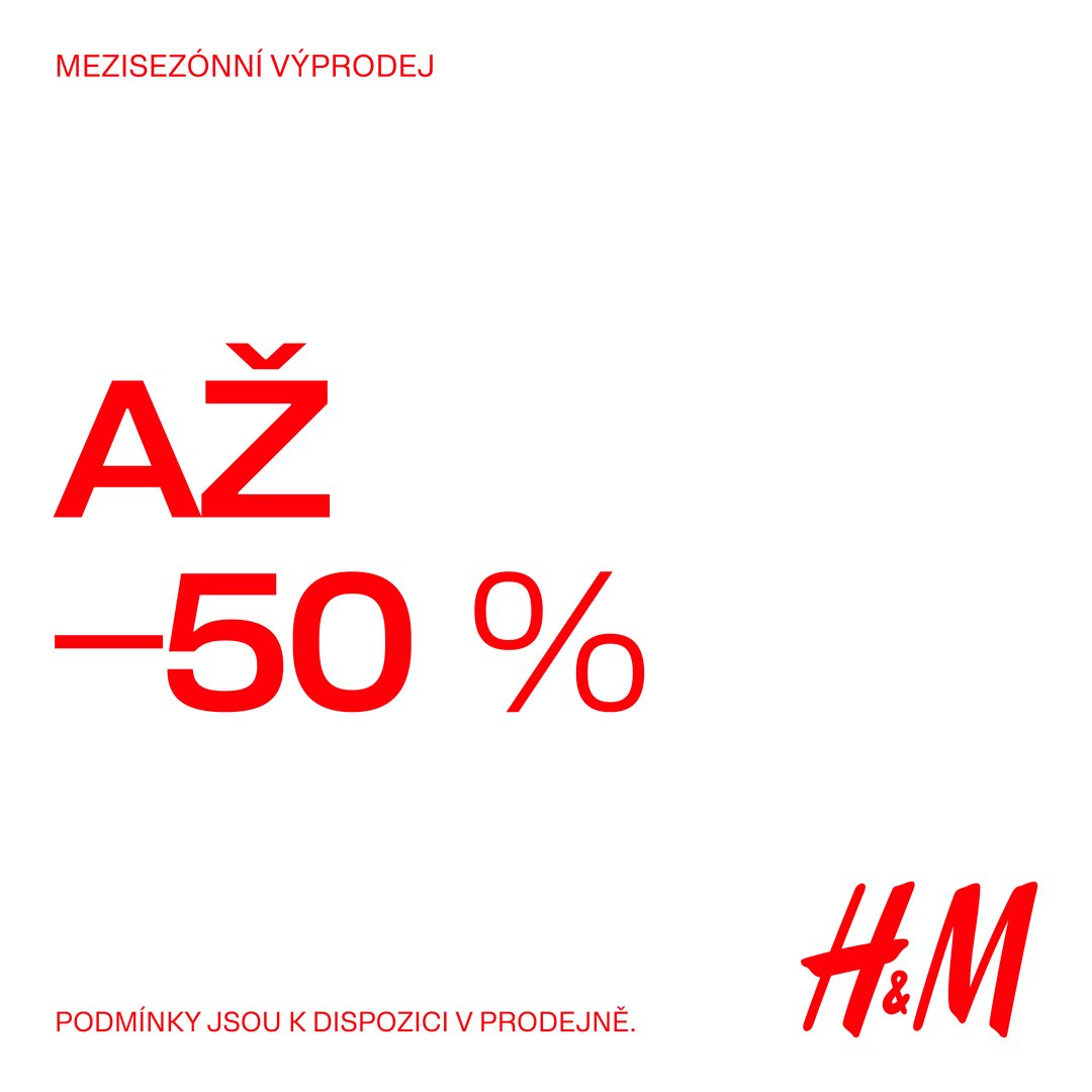 MEZISEZÓNNÍ VÝPRODEJ V H&M!