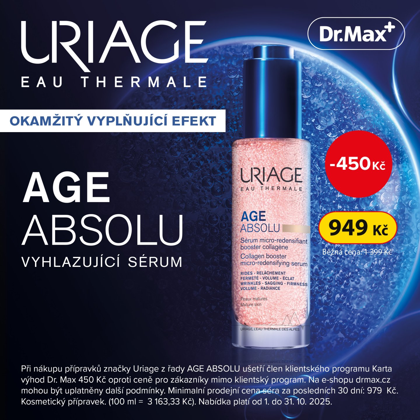 Uriage Age Absolu – sleva 450 Kč v lékárně Dr. Max