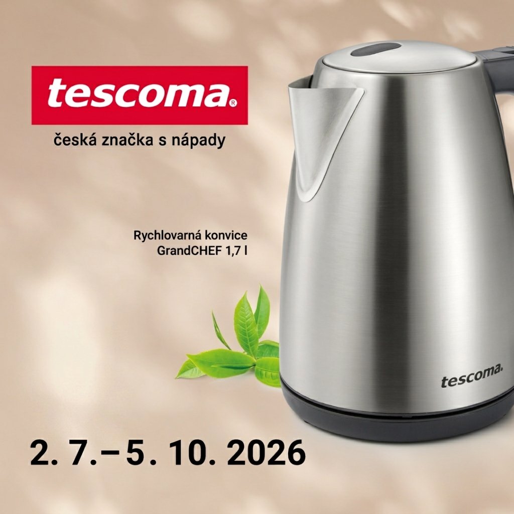 Kvalitní rychlovarná konvice Tescoma