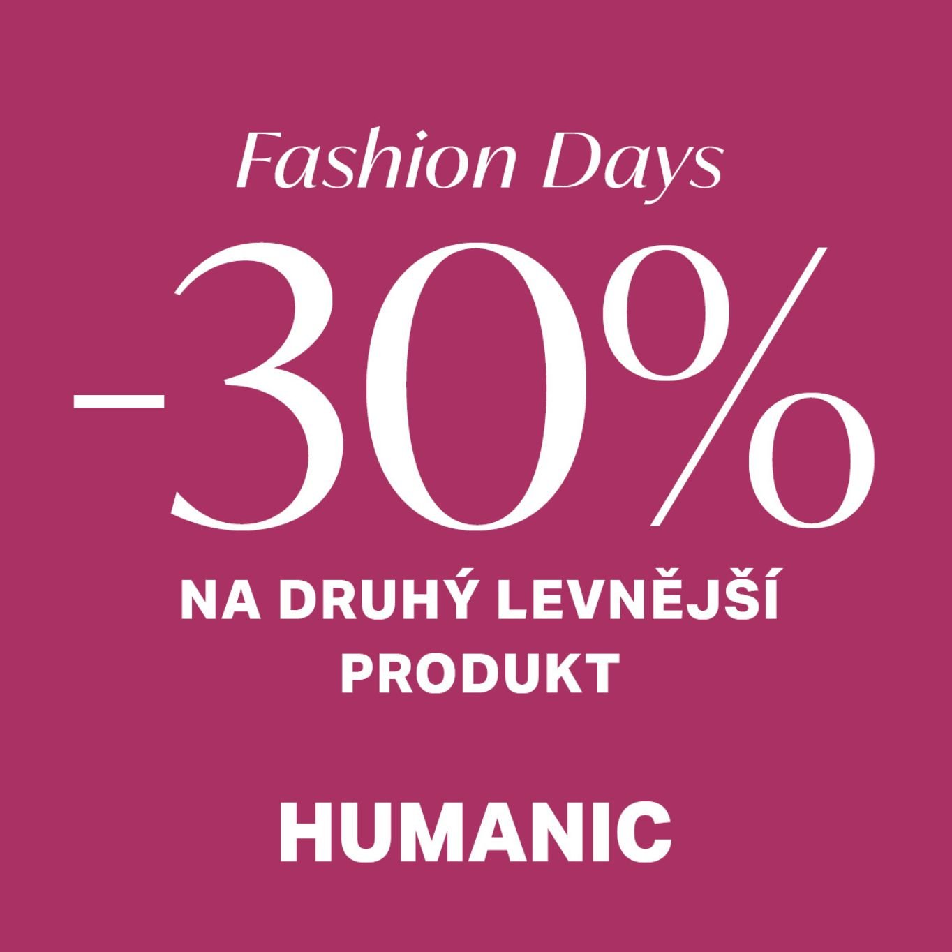 Fashion Days bei HUMANIC