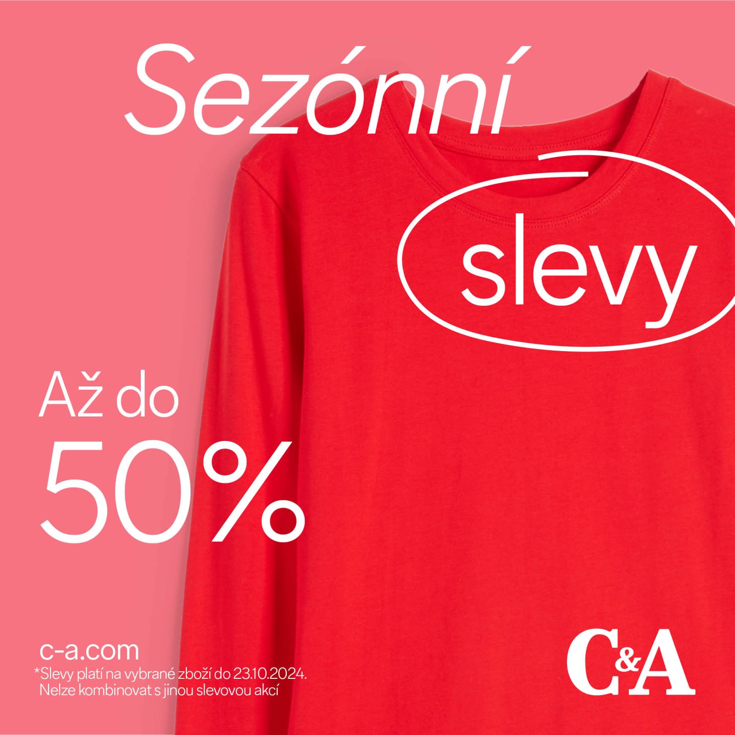 Sezónní slevy až do 50%