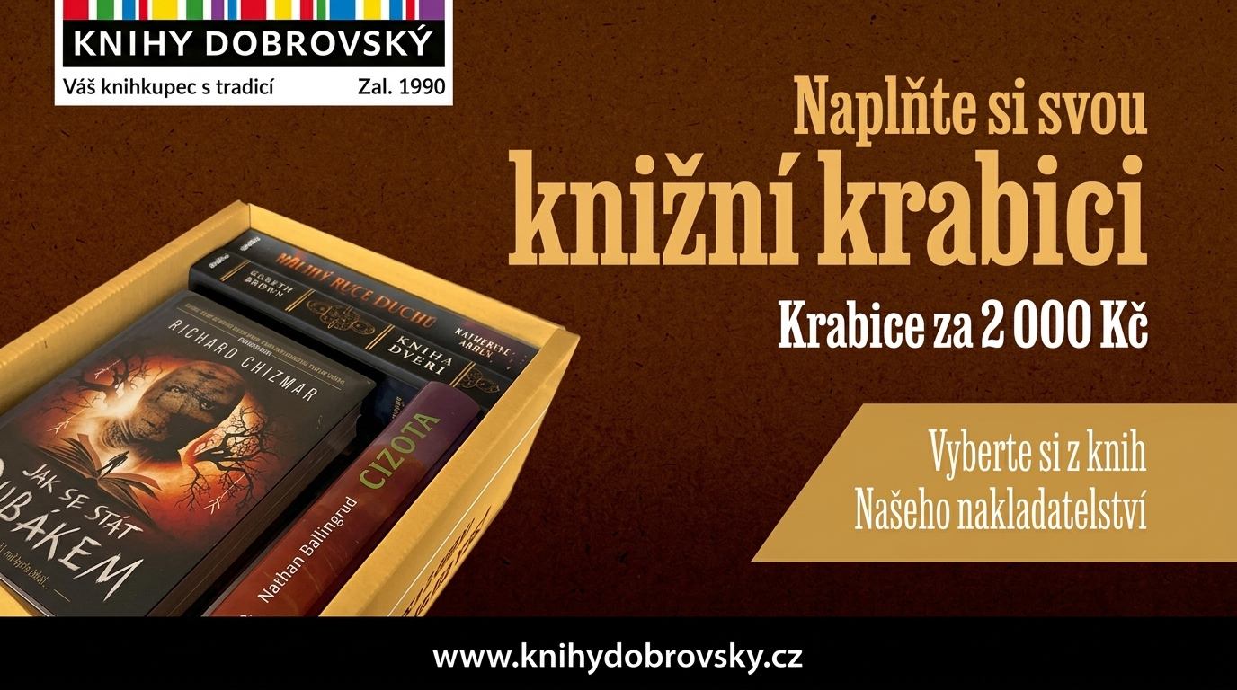 Повна коробка книжок лише за 2 000 чеських крон!