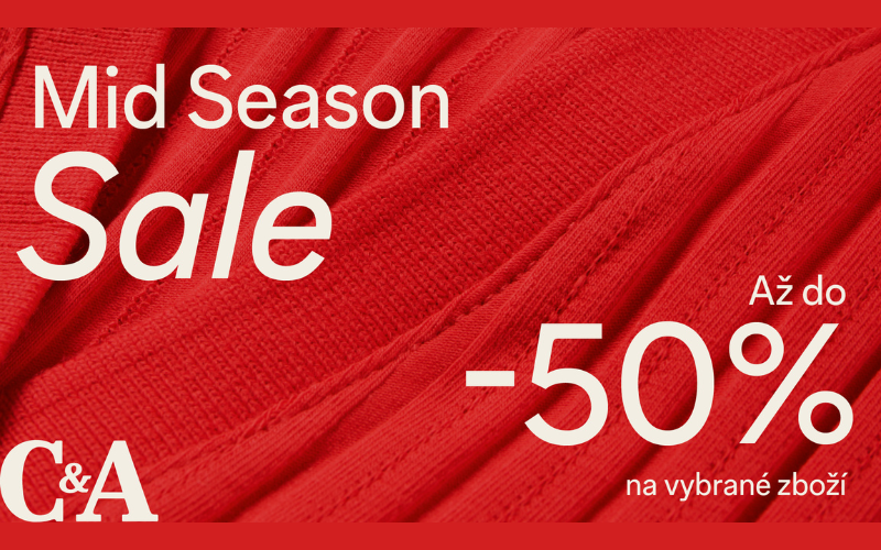 Mid Season Sale - sleva až do 50 % na vybrané zboží