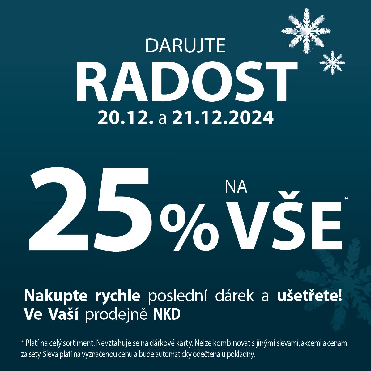 25% rabatu na wszystko