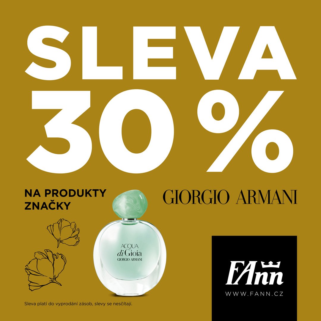 30% sleva na ARMANI