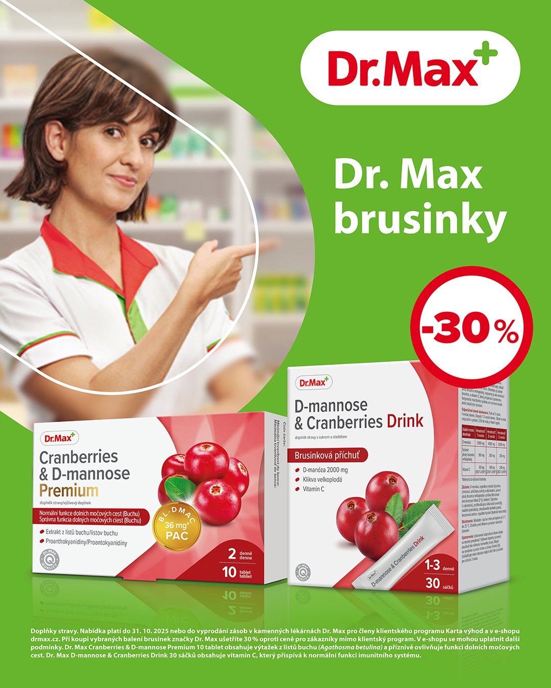 Říjnová nabídka v Lékárně Dr. Max