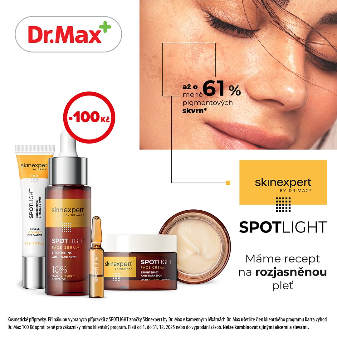 Sleva 100 Kč na vybrané přípravky SPOTLIGHT