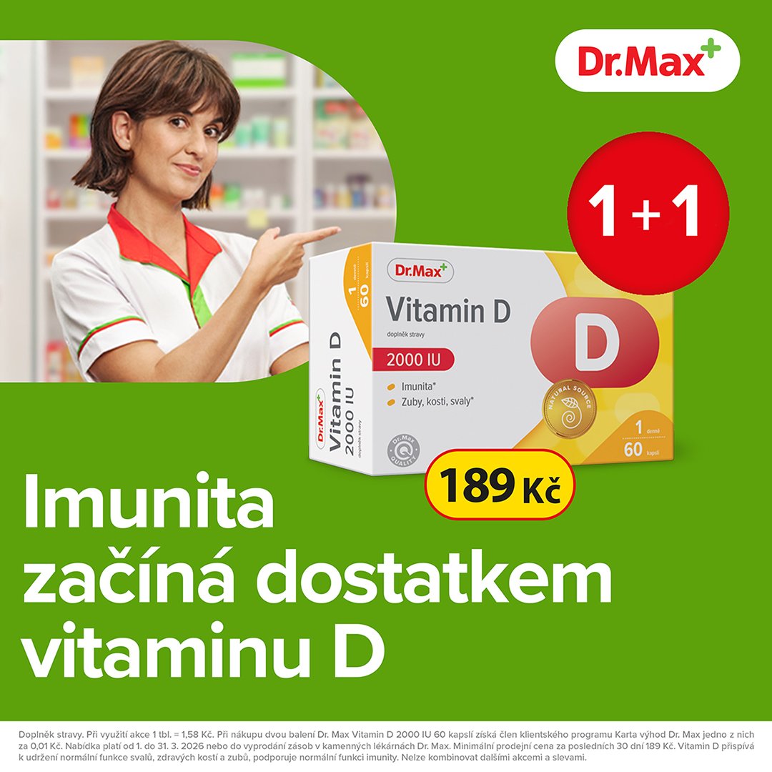 Vitamín D 1+1 zdarma