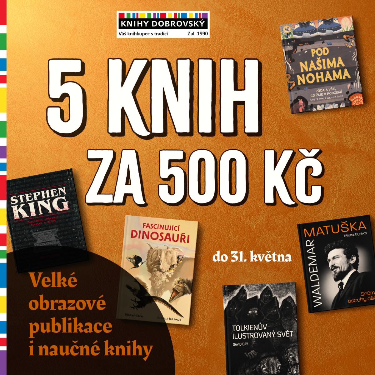 Akce v Knihy Dobrovský, která potěší každého!