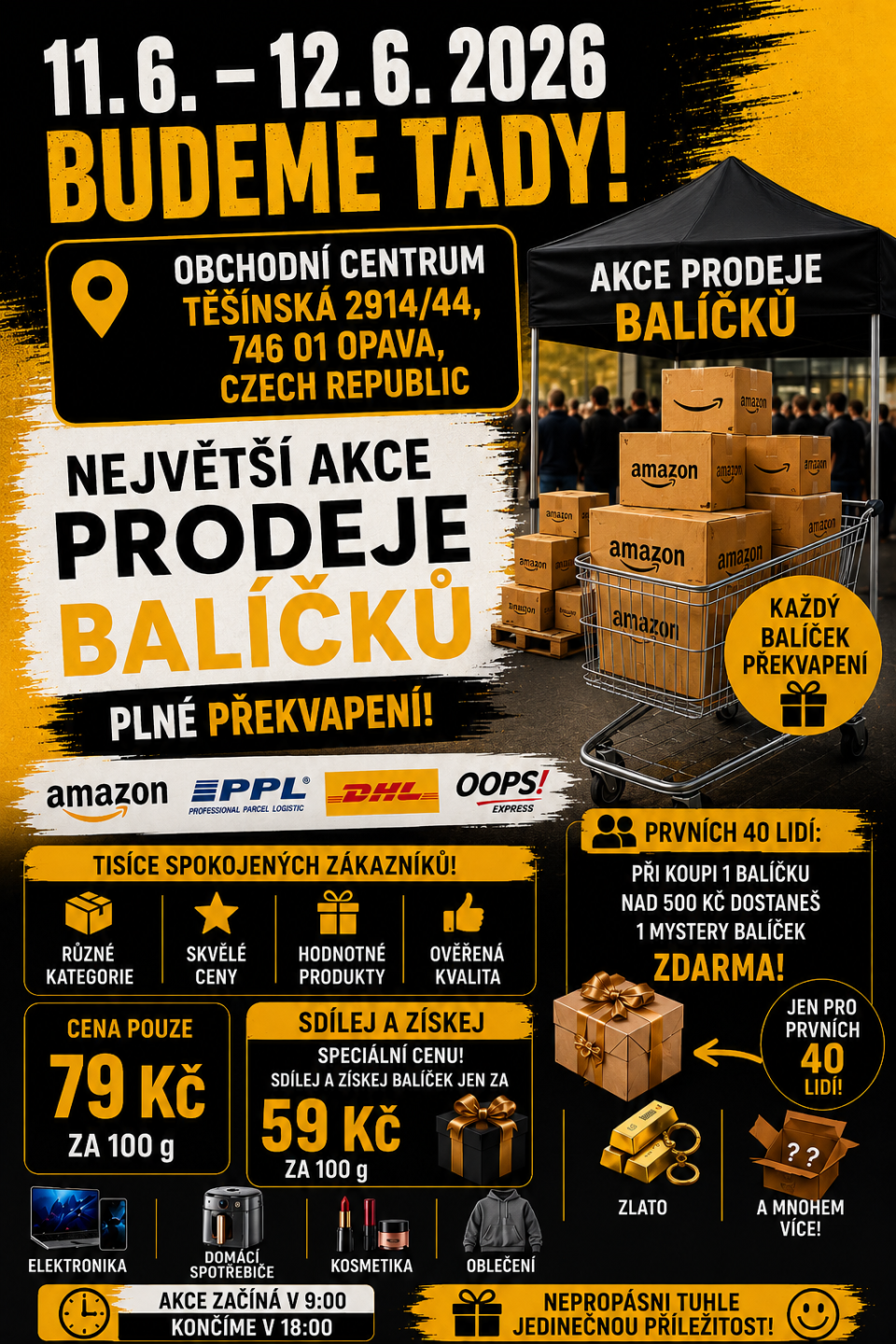 Prodej mystery balíčků