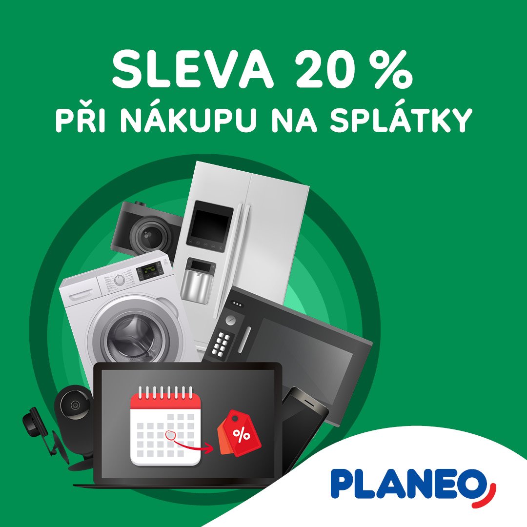 Sleva 20 % při nákupu na splátky