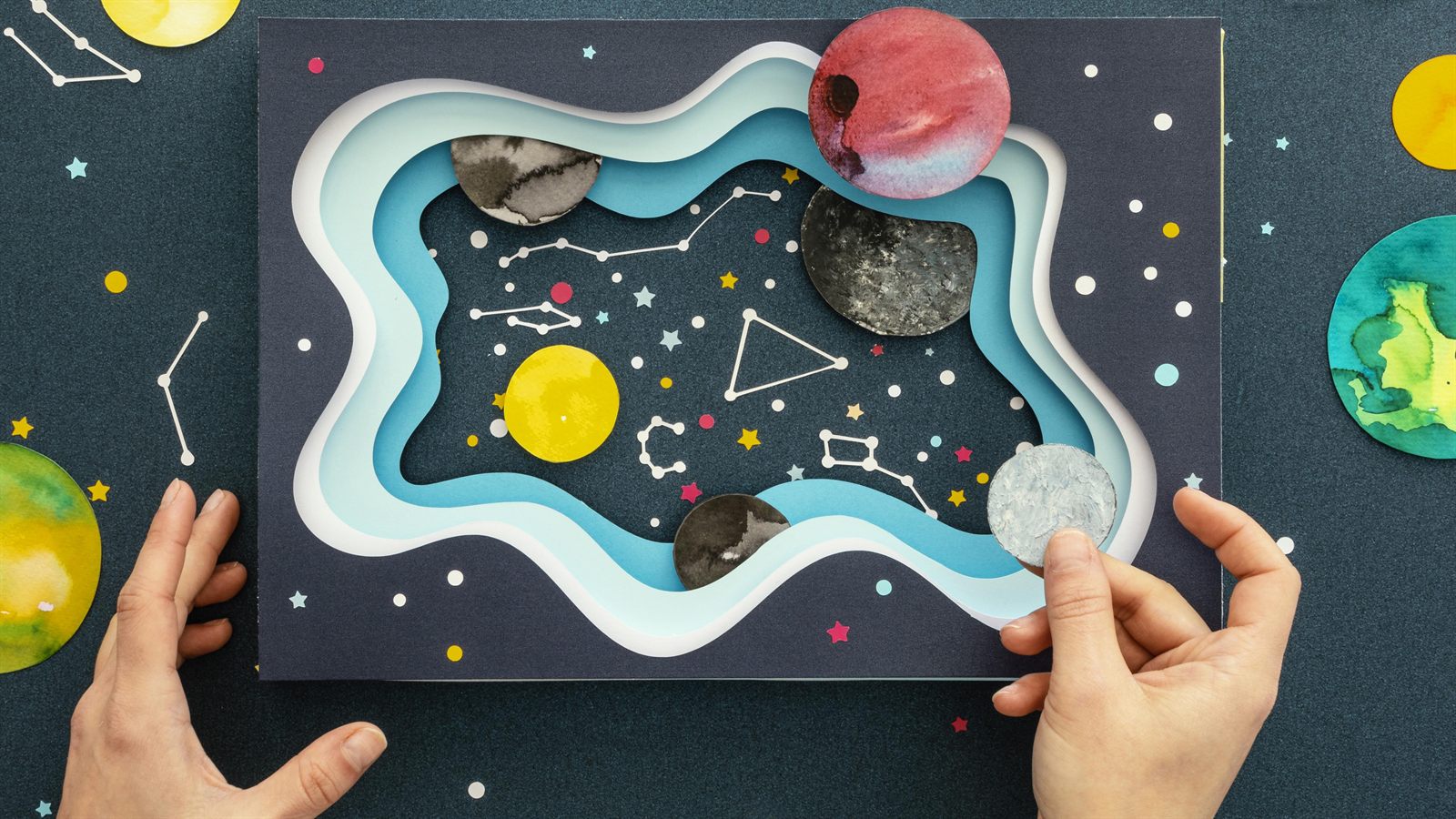 Papírové modely planet sluneční soustavy