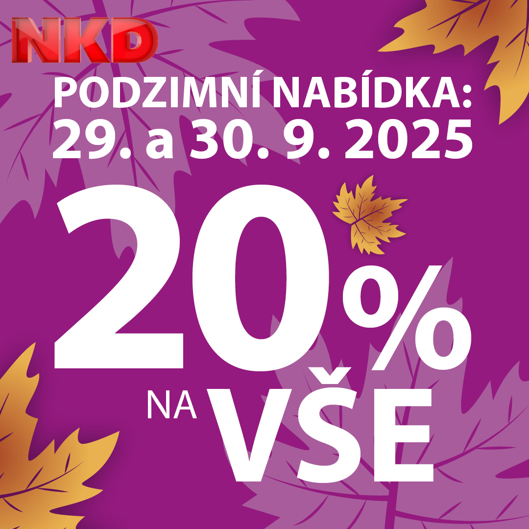 -20% na vše v NKD