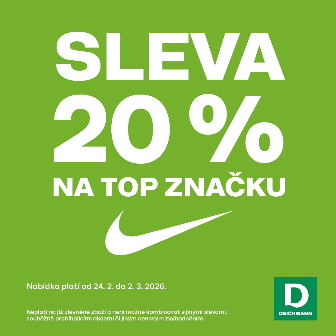 -20 % na top Nike kousky