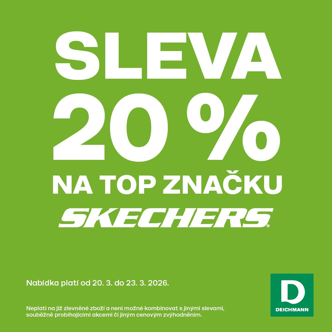 SKECHERS se slevou 20 %