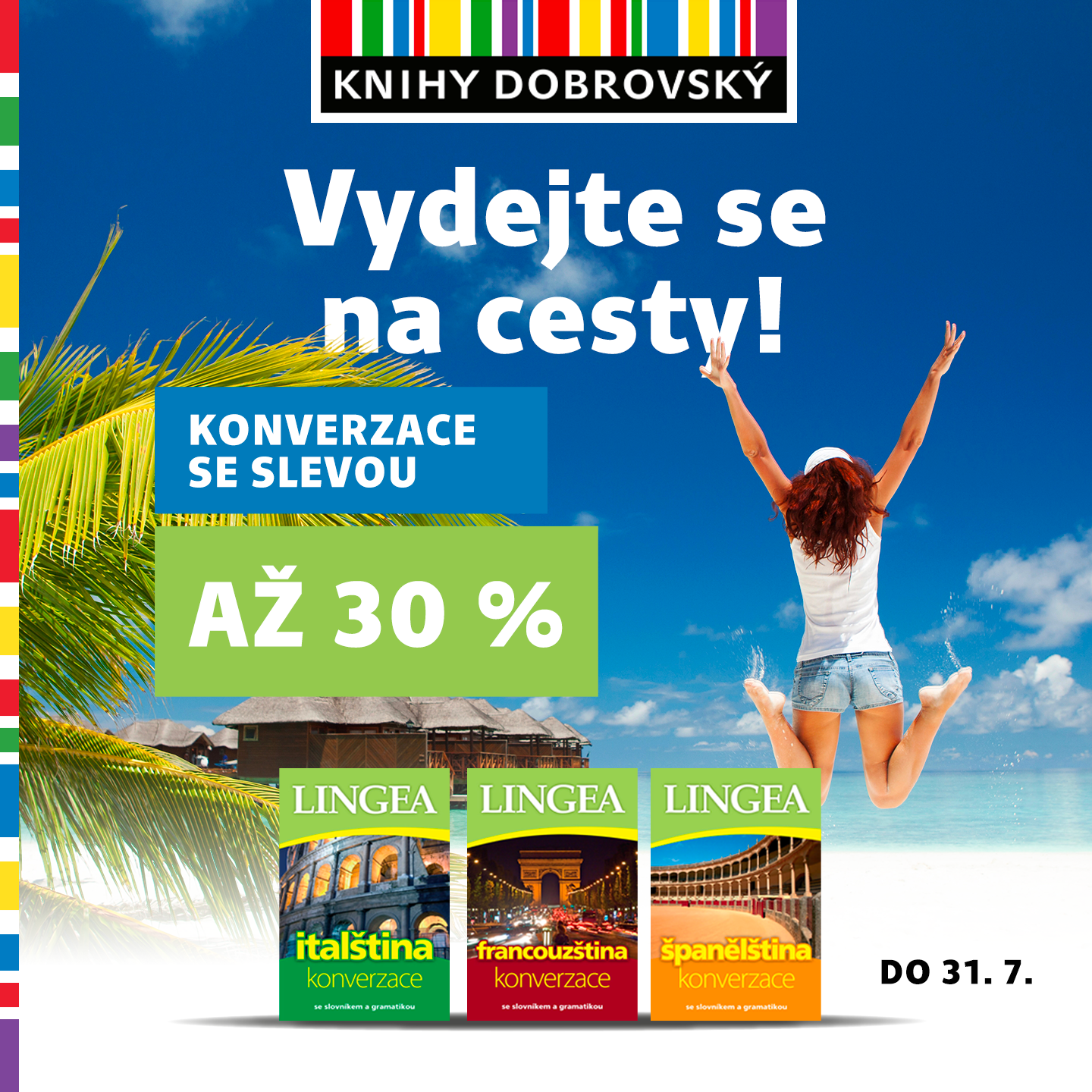 Na dovolenou bez obav: Slevy na konverzace až 30 %