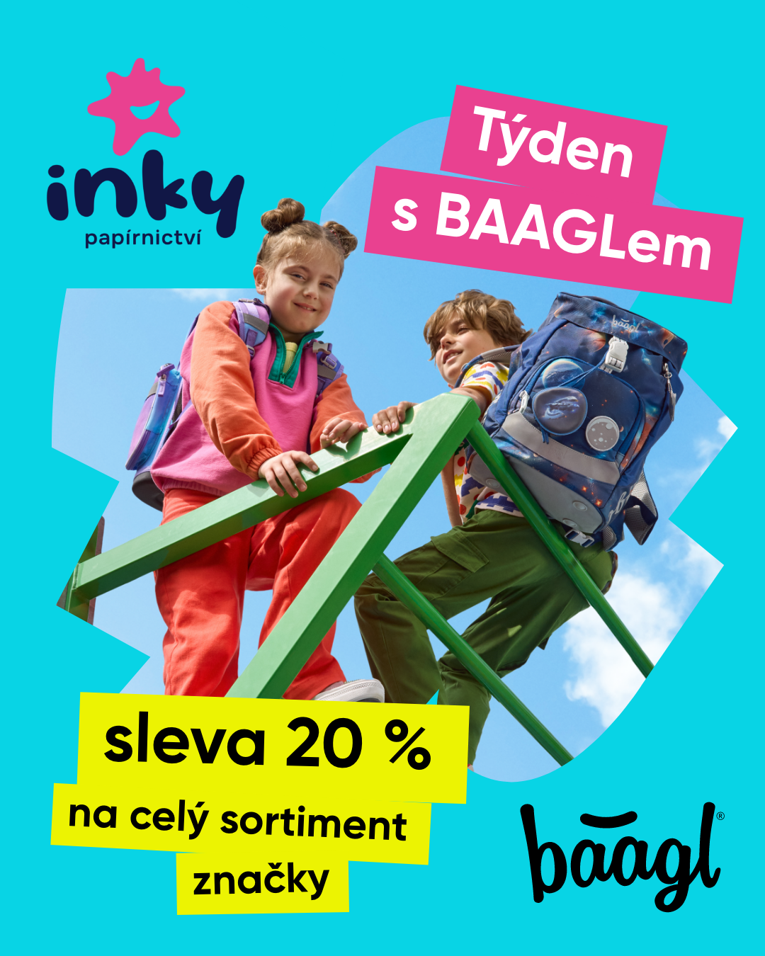 Baagl se slevou 20 %!