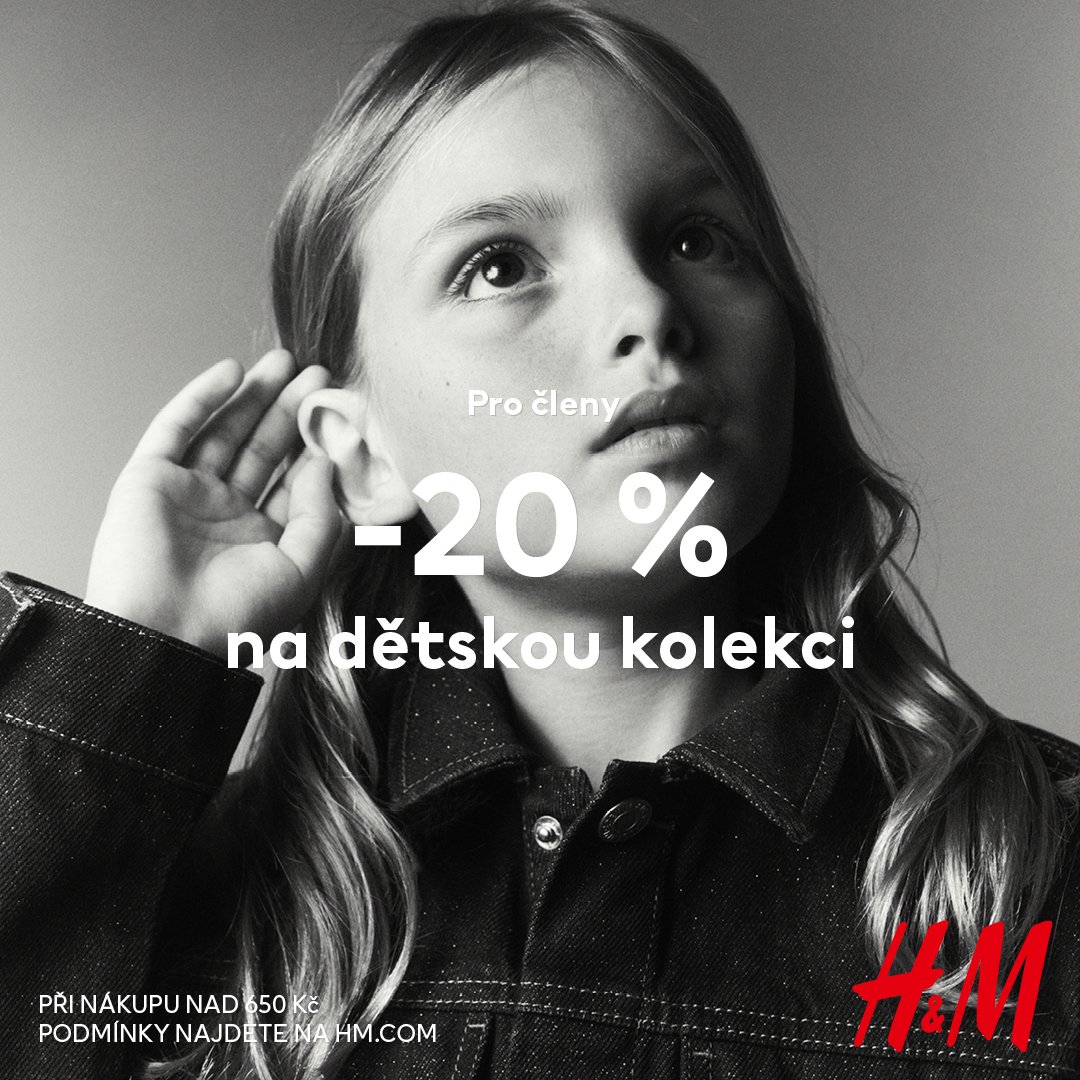 20 % sleva na dětskou kolekci