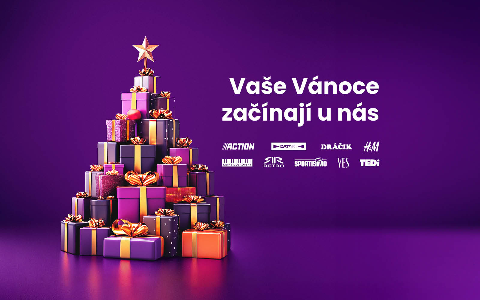 Vaše vánoce začínají u nás.
