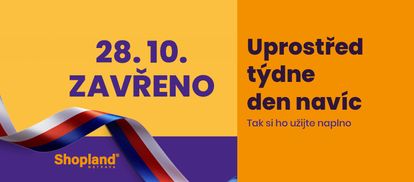 Sváteční otevírací doba 28.10.